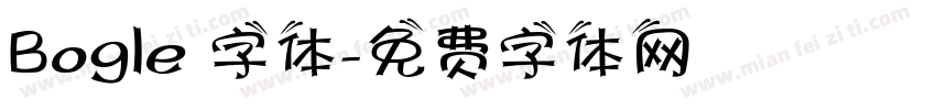 Bogle 字体字体转换